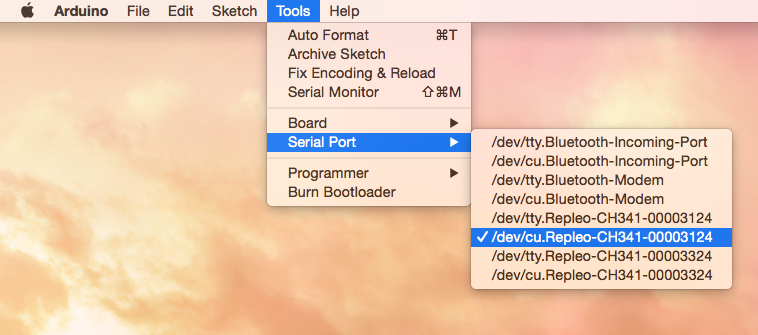 Arduino nano mac usb driver